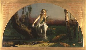 Ofelia autorstwa Arthur Hughes