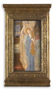 Viola d „Amore autorstwa Arthur Hughes