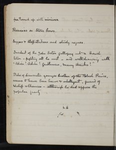 Strona z notatnika dla The White Company, The Newberry Library Vault Folio Case MS 5116 nr. 2 autorstwa Arthur Ignatius Conan Doyle