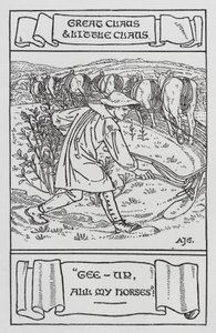 Hans Christian Andersen: Wielki Mikołaj i Mały Mikołaj (lito) autorstwa Arthur Joseph Gaskin