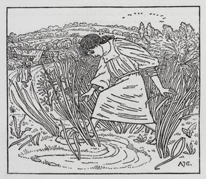 Hans Christian Andersen: Dziewczyna, która nadepnęła na bochenek (lito) autorstwa Arthur Joseph Gaskin