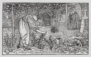 Hans Christian Andersen: Dzikie łabędzie (lito) autorstwa Arthur Joseph Gaskin