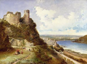 Zamek Oberwesel i Schonberg Rhine, Niemcy