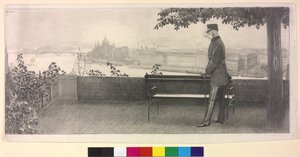 Cesarz Austrii Franciszek Józef I autorstwa Arthur Lajos Halmi