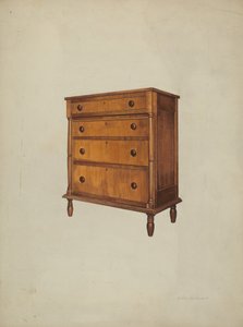 Komoda autorstwa Arthur Mathews