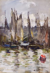 Port Honfleur autorstwa Arthur Melville