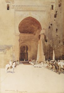 Bramy Sprawiedliwości, 1890 (wc na papierze) autorstwa Arthur Melville