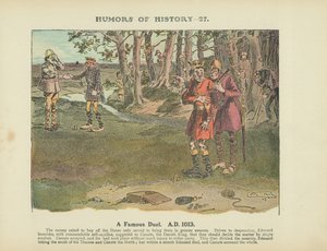 Słynny pojedynek. A.D. 1013 (kolorowa litografia)