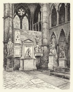 Zakątek poetów, Westminster (litografia)