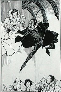 Grand Pas de Deux, ilustracja z „Legendy Ingoldsby, czyli Mirth and Marvels”, autorstwa Thomasa Ingoldsby autorstwa Arthur Rackham