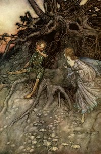 Sen nocy letniej autorstwa Arthur Rackham