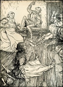 Sen nocy letniej autorstwa Arthur Rackham
