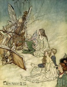 Sen nocy letniej autorstwa Arthur Rackham