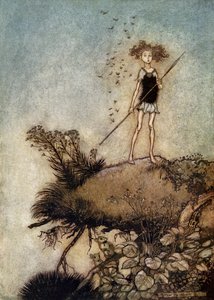 Sen nocy letniej autorstwa Arthur Rackham