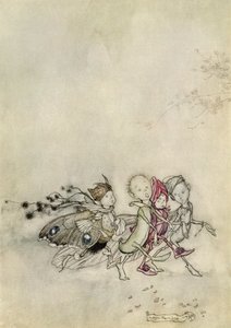 Sen nocy letniej autorstwa Arthur Rackham