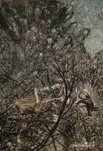 Sen nocy letniej autorstwa Arthur Rackham