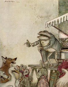 Bajki Ezopa autorstwa Arthur Rackham