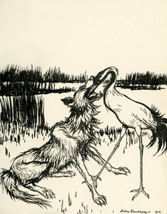 Bajki Ezopa autorstwa Arthur Rackham