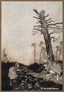 Alicja i Biały Królik autorstwa Arthur Rackham