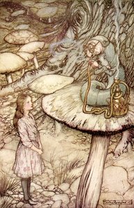 Alicja w Krainie Czarów Lewisa Carrolla autorstwa Arthur Rackham