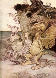 Alicja w Krainie Czarów Lewisa Carrolla autorstwa Arthur Rackham