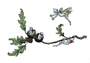 Ilustracja Arthura RACKHAMA (1867-1939) do „Snu letniej nocy” Williama Szekspira autorstwa Arthur Rackham