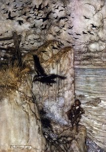 Ilustracja Arthura RACKHAMA (1867-1939) do „Snu letniej nocy” Williama Szekspira autorstwa Arthur Rackham