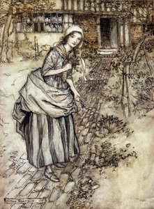Ilustracja Arthura RACKHAMA (1867-1939) do „Snu letniej nocy” Williama Szekspira autorstwa Arthur Rackham