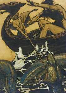 Ilustracja do Edda autorstwa Arthur Rackham