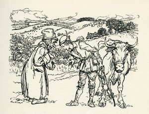 Jaś i fasola autorstwa Arthur Rackham