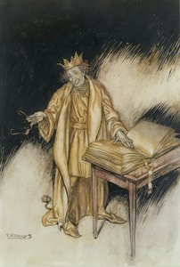 King Midas (pióro i atrament i toaleta na papierze) autorstwa Arthur Rackham