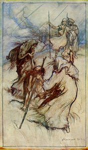 Makbet Williama Szekspira autorstwa Arthur Rackham