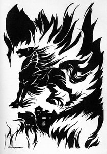 „Metzengerstein” Edgara Allana Poe autorstwa Arthur Rackham