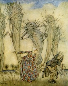 Pan i Pani Ocet autorstwa Arthur Rackham