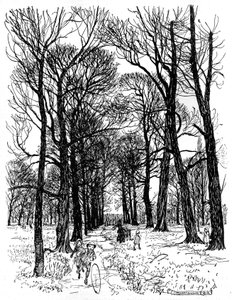 Piotruś Pan w Kensington Gardens autorstwa Arthur Rackham