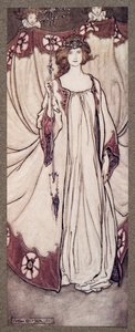Królowa Mab, która rządzi w Ogrodach .., od Piotrusia Pana w Kensington Gardens autorstwa JM Barrie (1860 - 1937), wyd. 1906 autorstwa Arthur Rackham