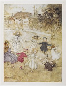 Ring-a-ring-a-roses autorstwa Arthur Rackham