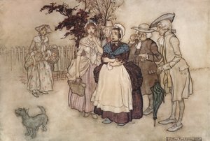 Rip Van Winkle, 1907 autorstwa Arthur Rackham