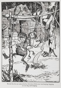 Rumpelsztyk autorstwa Arthur Rackham