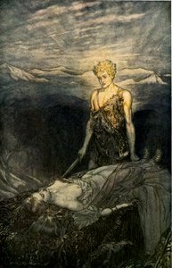 Zygfryd autorstwa Arthur Rackham