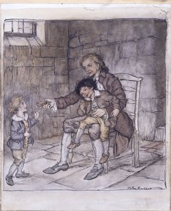 Sir William Thornhill autorstwa Arthur Rackham