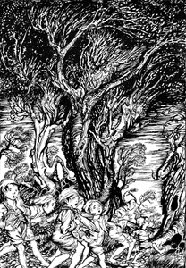 Wróżka Arthura Rackhama autorstwa Arthur Rackham