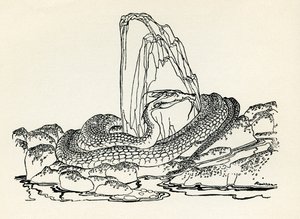 Uświęcony robak autorstwa Arthur Rackham