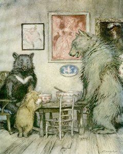 Trzy Niedźwiedzie autorstwa Arthur Rackham