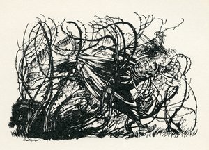 Trzy Głowy Studni autorstwa Arthur Rackham