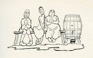 Trzy głupstwa autorstwa Arthur Rackham