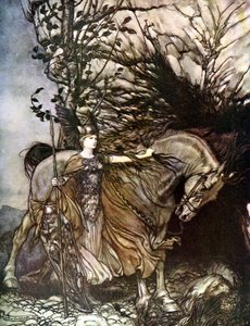 Walkiria Walkiria autorstwa Arthur Rackham