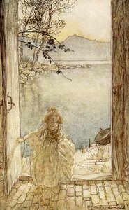 Undine autorstwa Friedricha de la Motte Fouque autorstwa Arthur Rackham