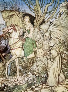 Undine autorstwa Friedricha de la Motte Fouque autorstwa Arthur Rackham