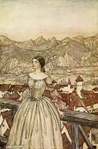 Undine autorstwa Friedricha de la Motte Fouque autorstwa Arthur Rackham
